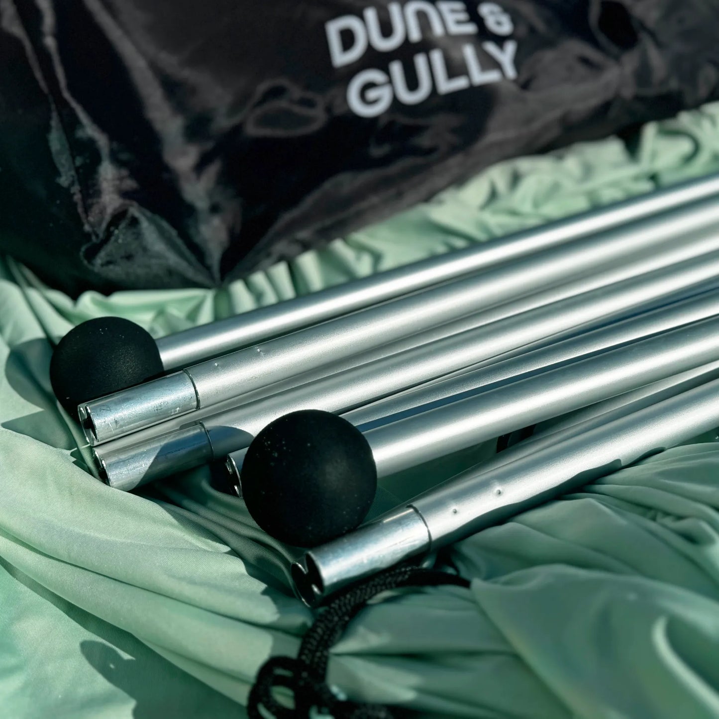 2 Extra Aluminium Poles